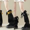 Subkultur Beinstulpen für Damen Mädchen Y2K Beinstulpen Süße Coole Lange Socken Gothic Harajuku Beinwärmer Kniehohe Socken