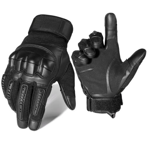 WTACTFUL Tactical Gloves, Hard Knuckle, Full Finger, Touchscreen Compatible, Adjustable Wrist, for Outdoor Sports, Military Fans, Fishing, Motorcycle,