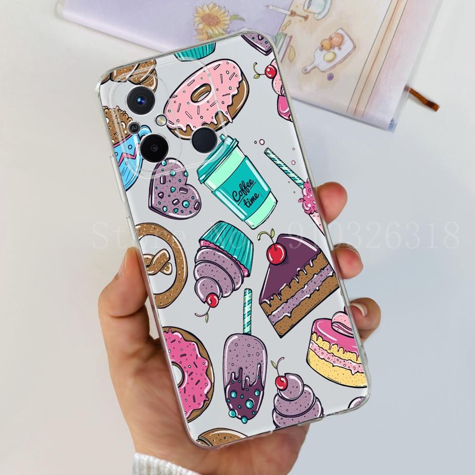 For Xiaomi Redmi 12C Case 2022 Cute Cat Butterfly Soft Silicone Slim Phone Case For Xiaomi Redmi 12C 12 C Redmi12C Fundas Bumper