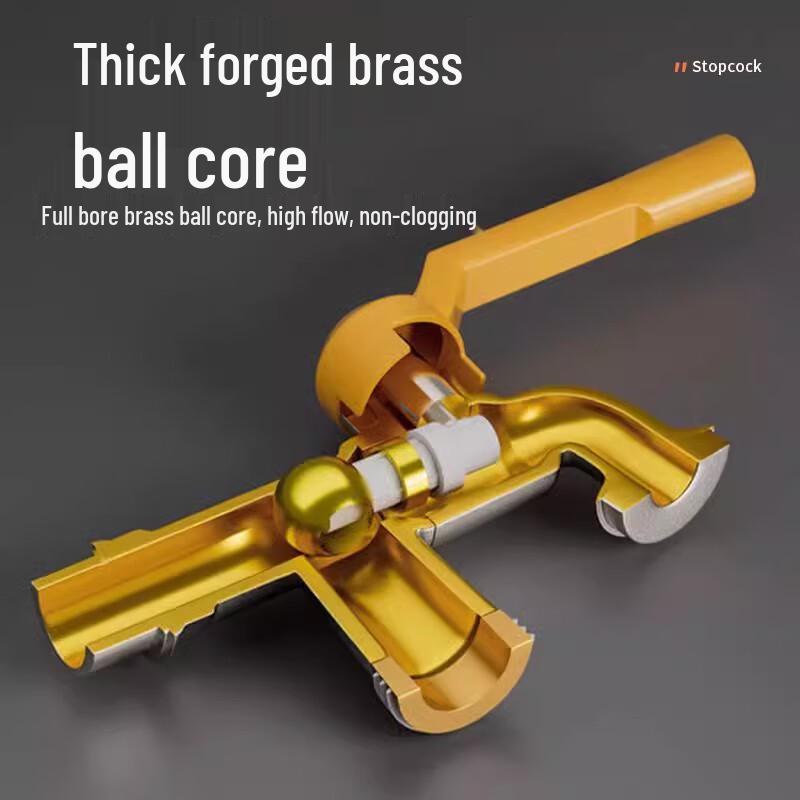 All-Copper Outdoor Faucet with Lock