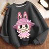 Children's Round-neck Hoodie, Long-sleeved, Fashionable and Loose Coat for Boys and Girls In Spring and Autumn