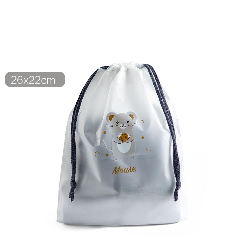 Waterproof and Moisture-Proof Travel Storage Bag Cartoon Drawstring Bag Drawstring Clothing Storage Bag Travel Packing Organizer Bag Wholesale