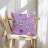 Nurse Ecg Cushion Cover Soft Plush Throw Pillow Cover | Double-Sided Decorative Cushion Case | Sofa Bedroom Home Decor