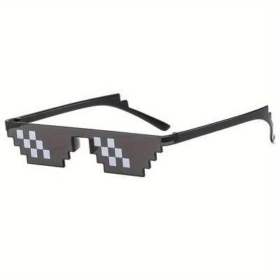Okulary Pikselowa Mozaika Nowe Okulary Mozaikowe Podwójnie Fajne Śmieszne Okulary Imprezowe Pikselowe Okulary Imprezowe Okulary jako Rekwizyt do Zdjęć Imprezowych