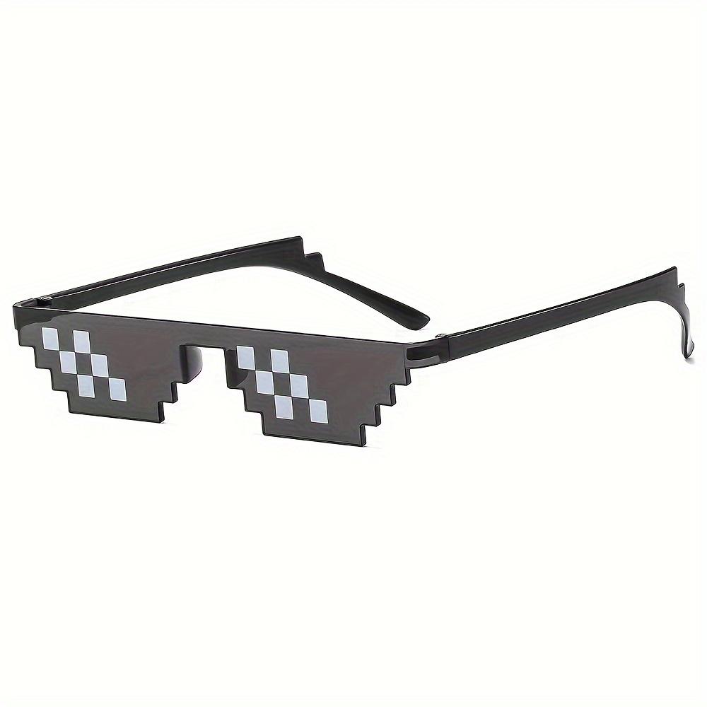 Pixelated Mosaic Glasses New Mosaic Glasses Double Cool Funny Party Glasses Pixel Party Glasses Party Photo Prop Glasses