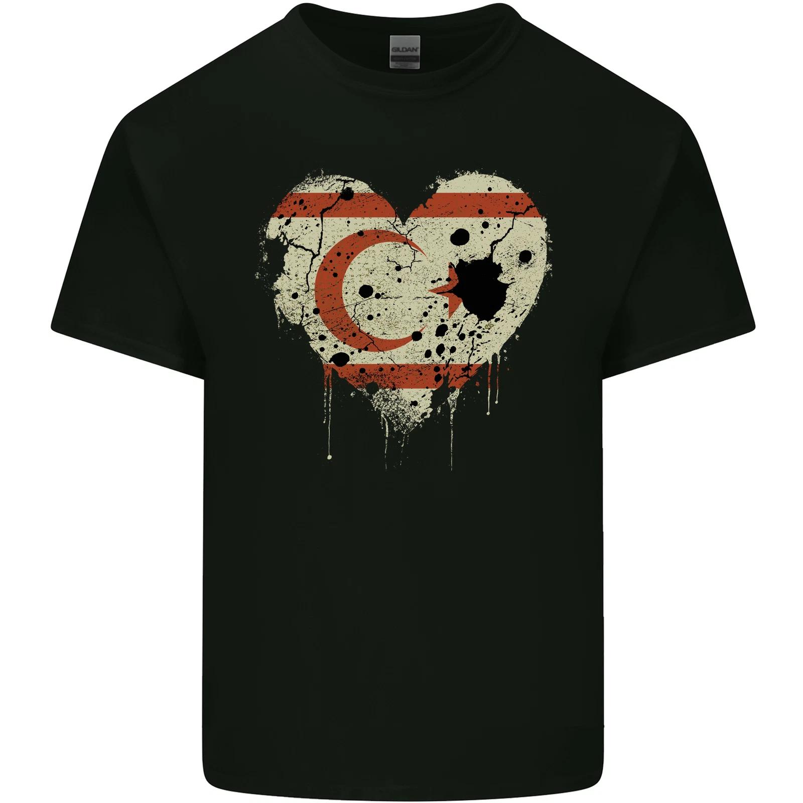 

Love Flag Turkish Republic of Northern Cyprus Kids T-Shirt Childrens 2XL