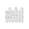 Foldable Transparent Glass Vase for Tulips - Modern Hydroponic Display and Decoration.