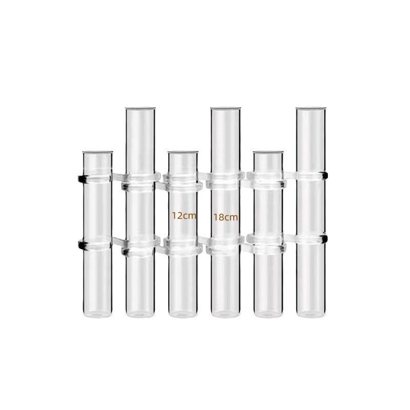 Foldable Transparent Glass Vase for Tulips - Modern Hydroponic Display and Decoration.