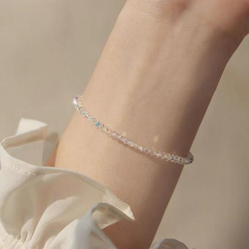 Bracelet Perle Irregulière Forme Spéciale Française Bracelet Femmes Niche Luxe Léger Exquis Doré Demi-Bracelet Bracelet Accessoires