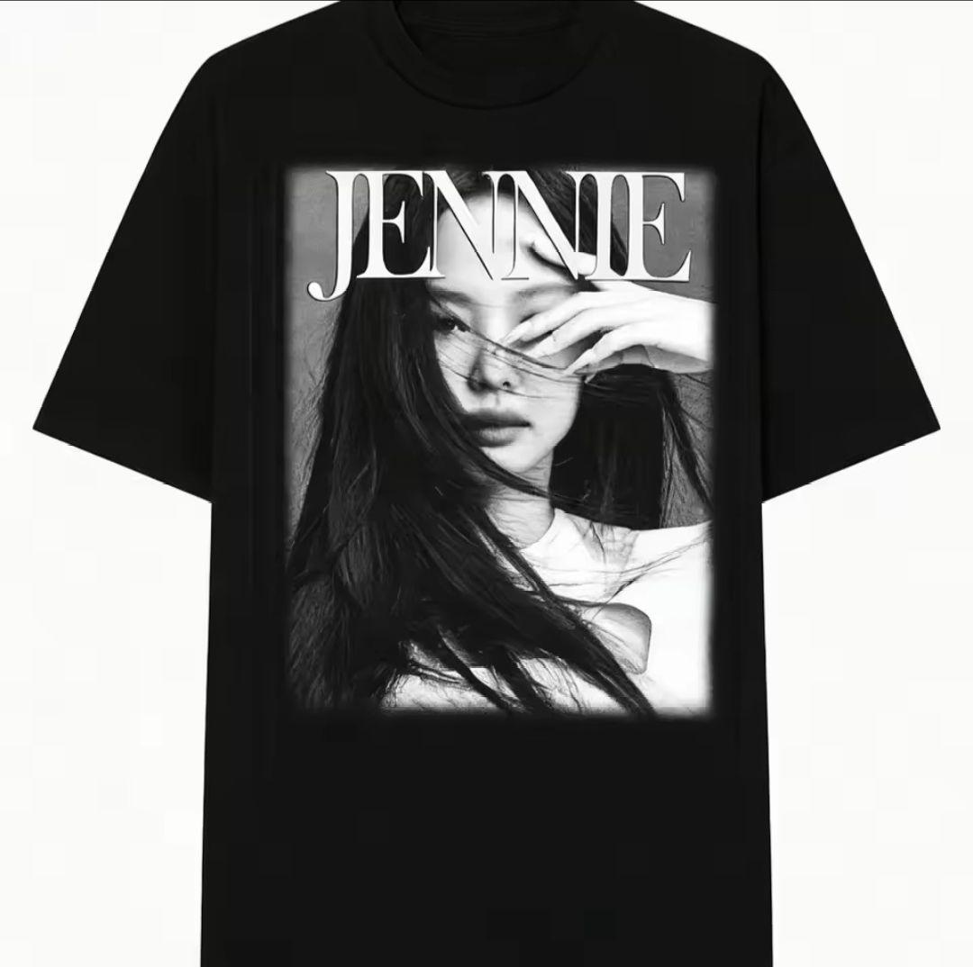 [USED] BLACKPINK Jennie Photo Print T-Shirt (Korean Limited Edition) Size L