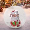 Christmas Luminous Inflatable Decorative Ball Giant Inflatable Ball Ornaments Outdoor Balloon Ornament for Outdoor Garden Decor