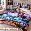 Custom Name Text 3Pcs Bedding Set League of Legends Duvet Cover And Two Pillowcases