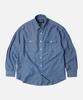 FRIZMWORKS Cigarette Pocket Chambray Shirt _ Blue
