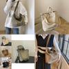 Large Capacity Stylish Canvas Shoulder Bag For Women Ideal For Autumn Commutes