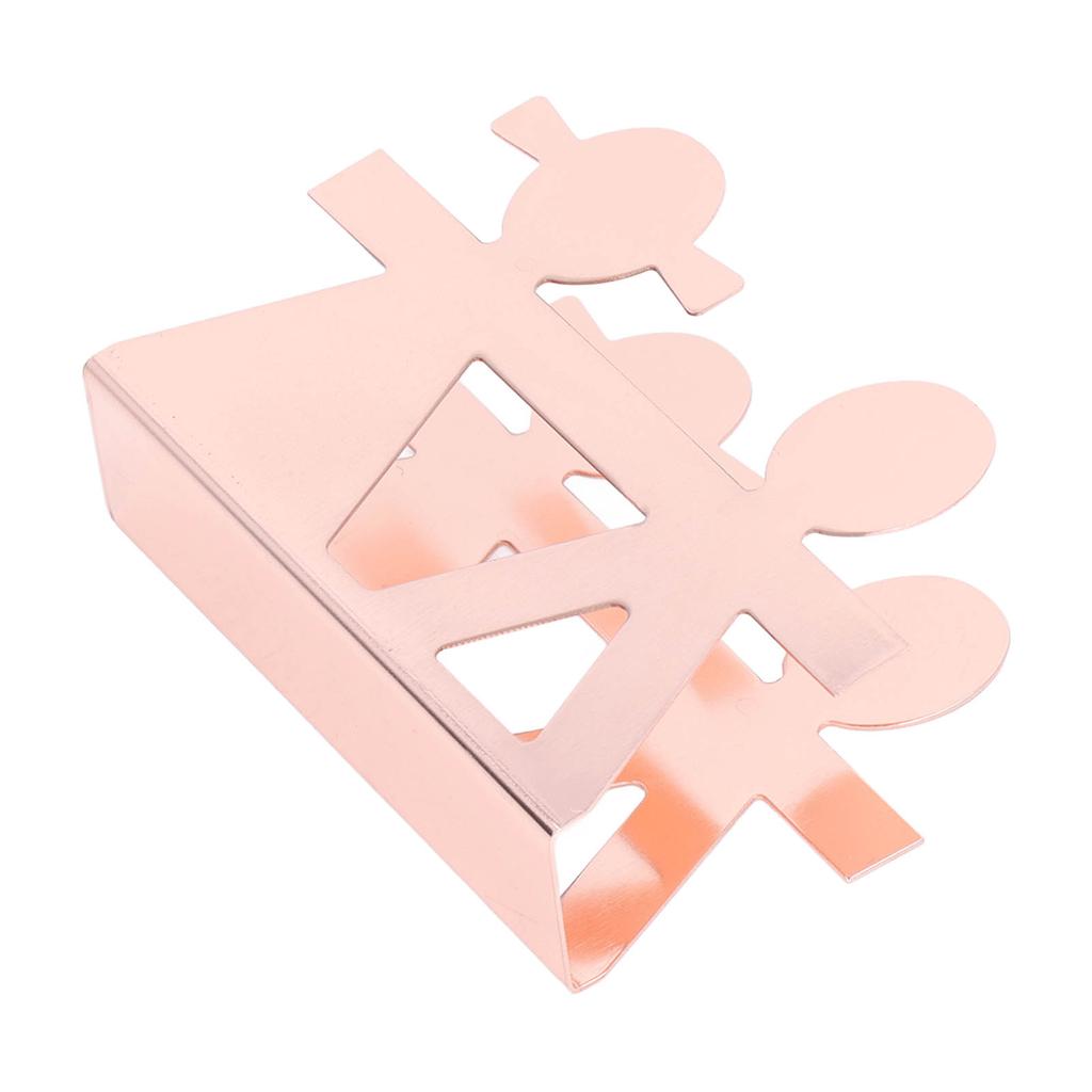 Vertical Napkin Holder Humanoid Pattern Iron Art Napkin Holder Multifunction Metal Napkin Holder Desktop