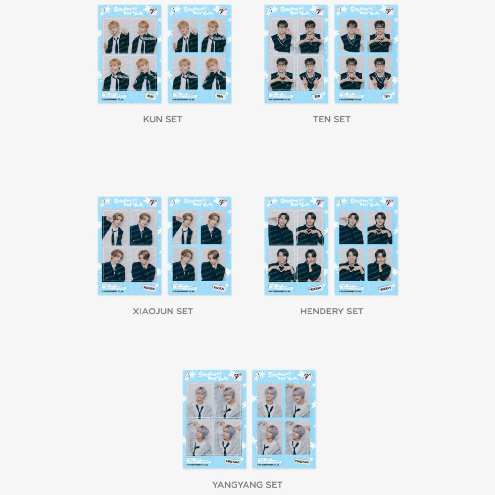 Pre-order 2026 SM Artist Season's Greetings WayV 4 Cut Photo Set