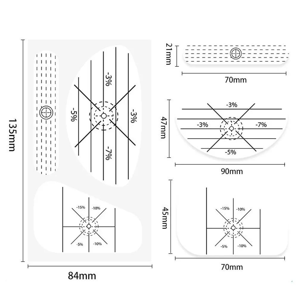 

10 листов наклеек-меток для отслеживания ударов по гольф-клубу для драйвера, вудов, айронов, паттера, тренажеры для практики свинга