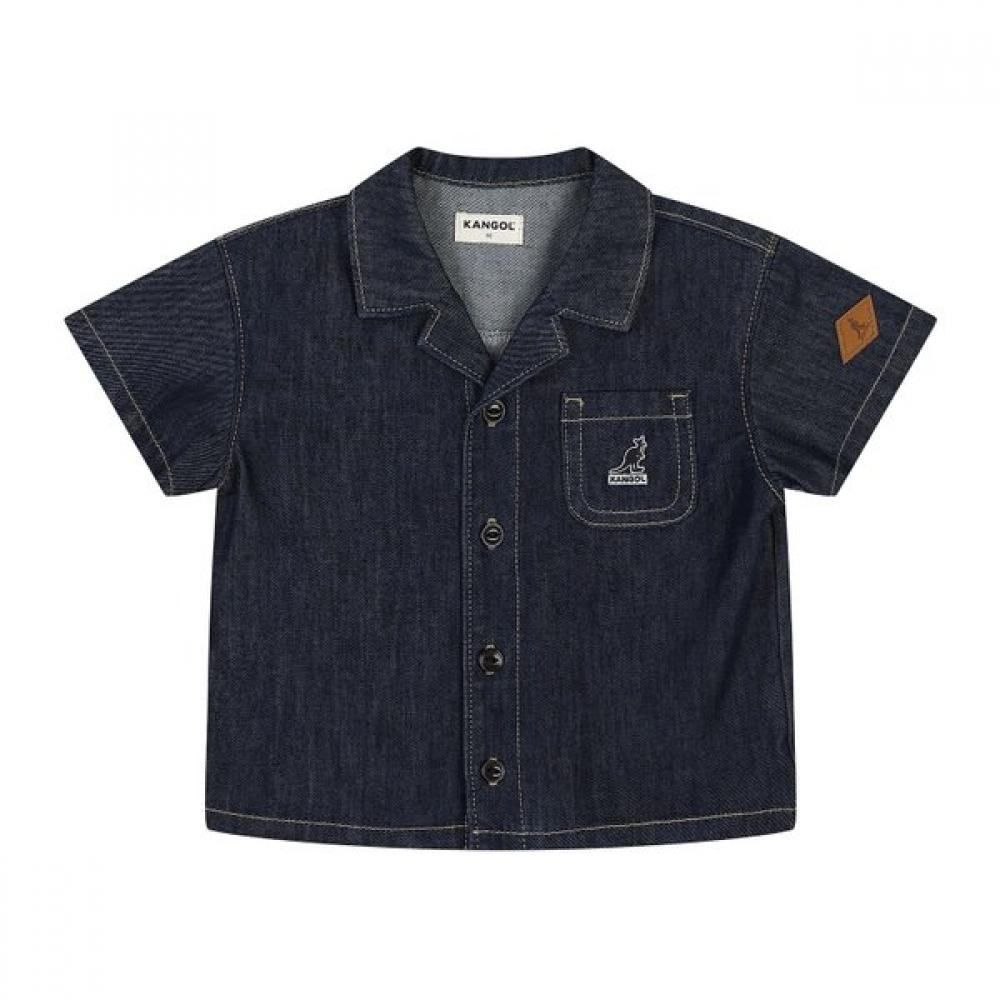 Kangol Kids Cool Denim Shirt Navy Bsbcds0d160nv navy/080