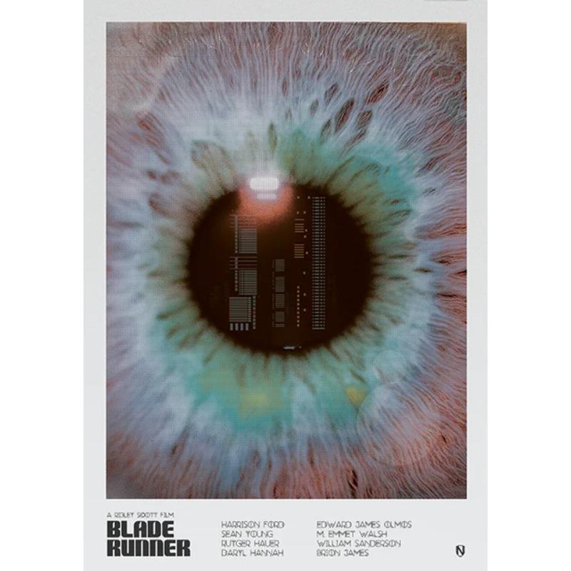 Filme Retrô Blade Runner(1982) Pôster de Filme Clássico de Ficção Científica Pintura em Tela Arte de Parede Fotos Vintage Decoração de Casa Clube Cinema Presente