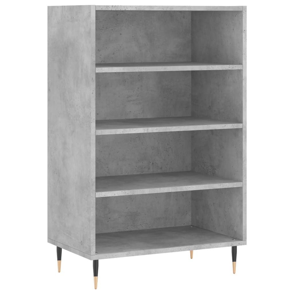 Vidaxl Cabinet, Concrete Gray, 57X35X90 Cm, Wood-Based Material