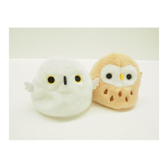 Sanei Boeki Original Plush Toy Dango Snowy Owl W9 x D8 x H7cm Animal