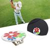 Metal Gold Plating Removable Golf Ball Marker Magnetic Hat Clip Compact Cap Clamp Gift