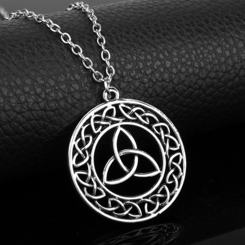 Outlander TV Series Alloy Necklace Pendant with Decorative Symbols