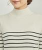 ROPE PICNIC Knit Pullover Machine Blue 38 Women's High-Neck Sweater, Anti-Slip, Washable, Anti-Pilling, (47)