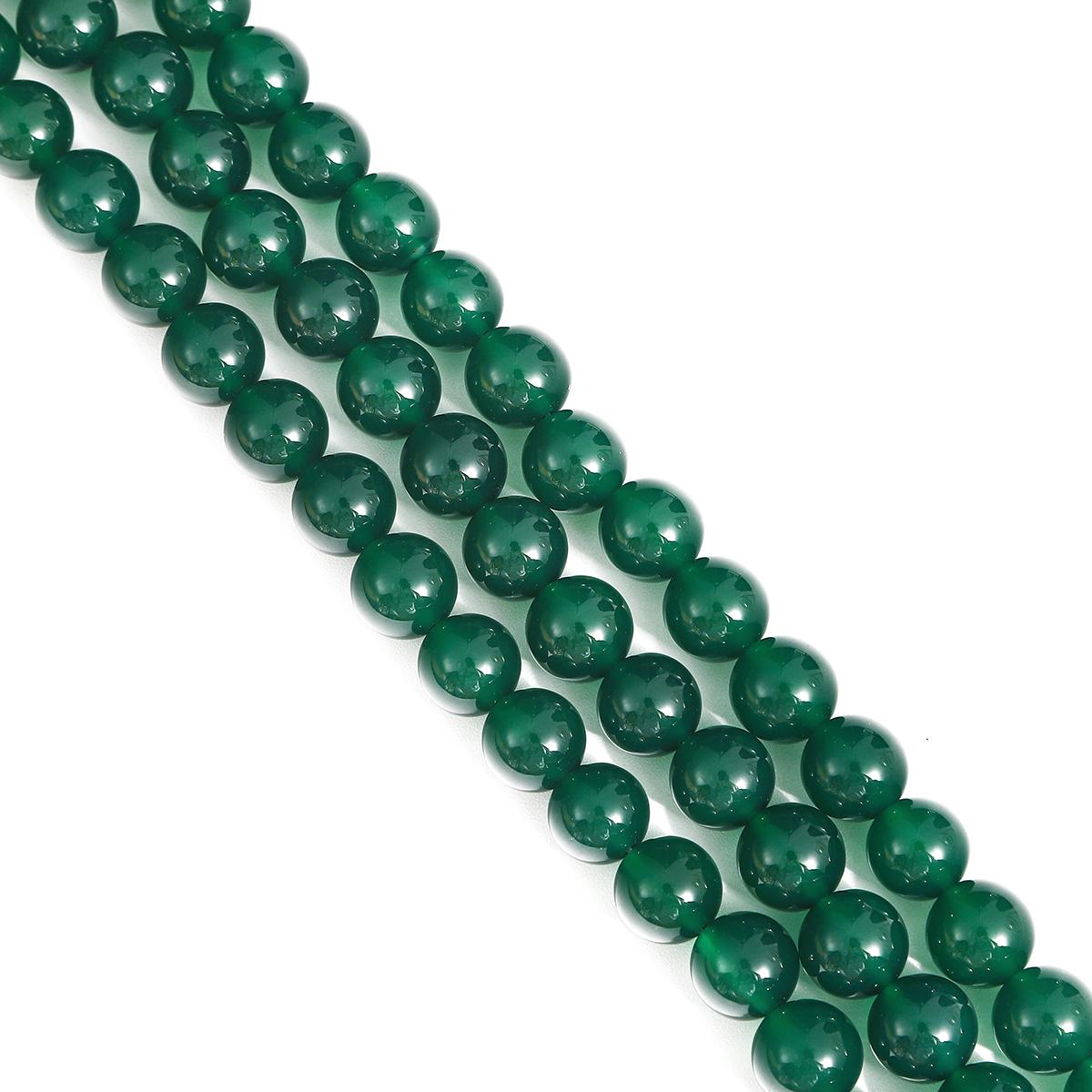 

4-12 мм/32-92 шт. круглые бусины из натурального зеленого агата для изготовления ювелирных изделий DIY браслет ожерелье 12mm 32pcs зелёный
