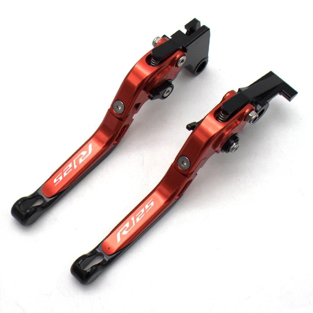CNC Motorcycle Foldable Extending Brake Clutch Lever And Moto 170mm Lever For YAMAHA YZFR125 YZF R125 2008-2011 2009 2010