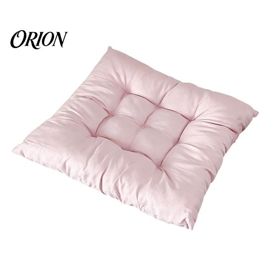 Soft Chair Cushion for Office with Straps, Square Round Seat Pad, Solid Breathable Long Sitting Color Non-slip Pad Dining Patio Desk