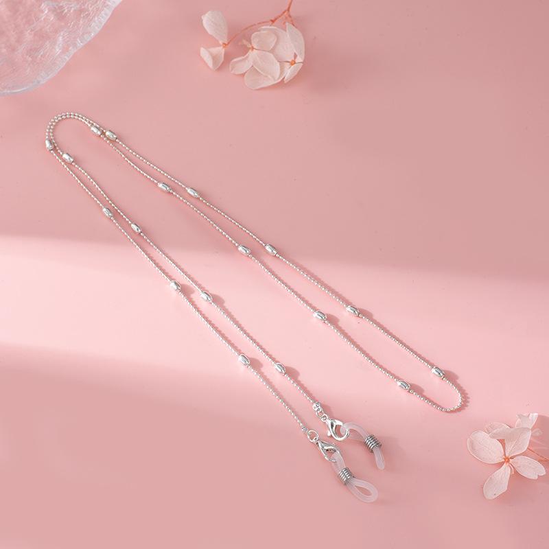 NOWY Łańcuszek do okularów Damski Sznurek do okularów Akcesoria Smycz do okularów Pasek Okulary przeciwsłoneczne z łańcuszkiem Naszyjnik Łańcuszek do maski YJL02