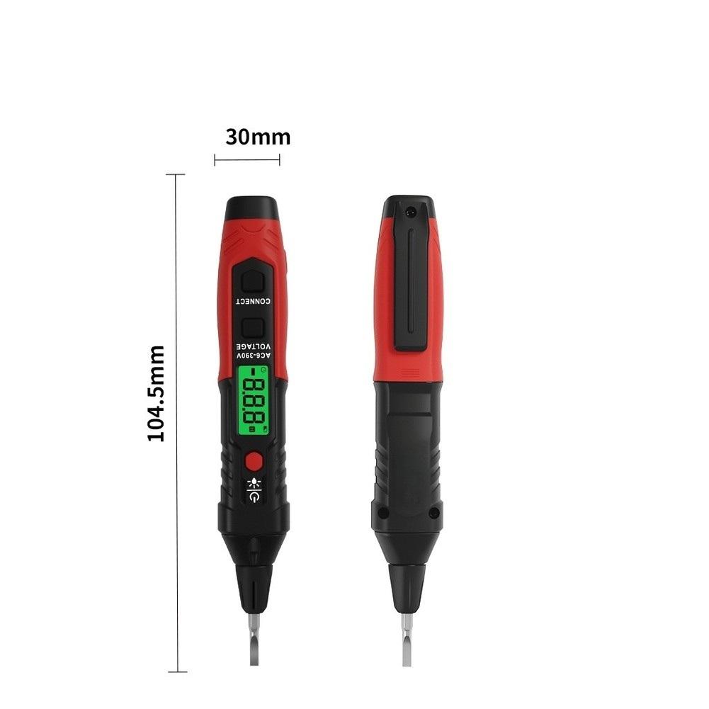 HT96A Digital Voltage Tester for Electrical Voltage Detection with Voice Broadcast NCV Line Continuity and LED Flashlight