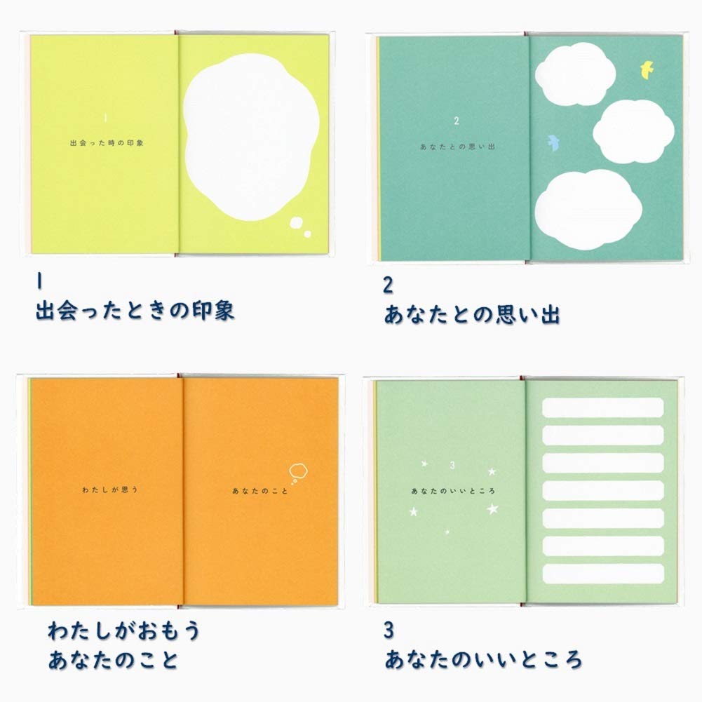 Gakken Staful Birthday Card Message Book About You B10039