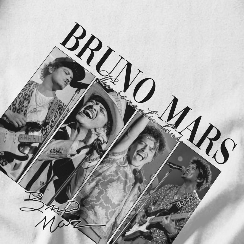Pánské tričko Bruno Mars The Romantic Tour 2026 Album Tour Nápad na dárky Y2K Grafické Kulatý výstřih Unisex Topy Trička