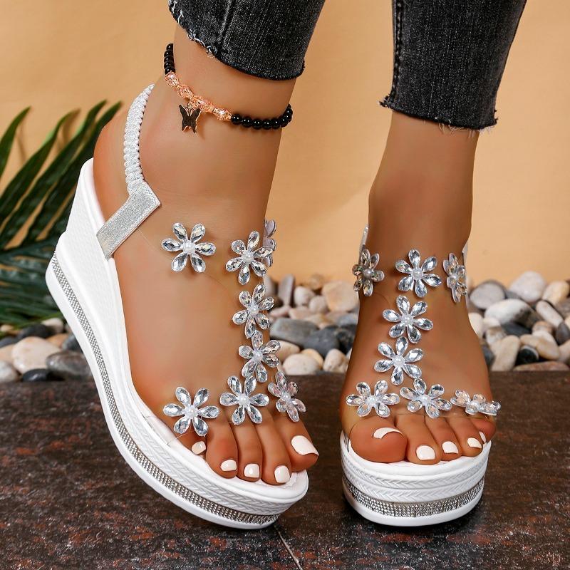 Fashion Internet Celebrity Sandals Platform Sole Heightened Fashion Non-slip Trifle Sole Women's Shoes