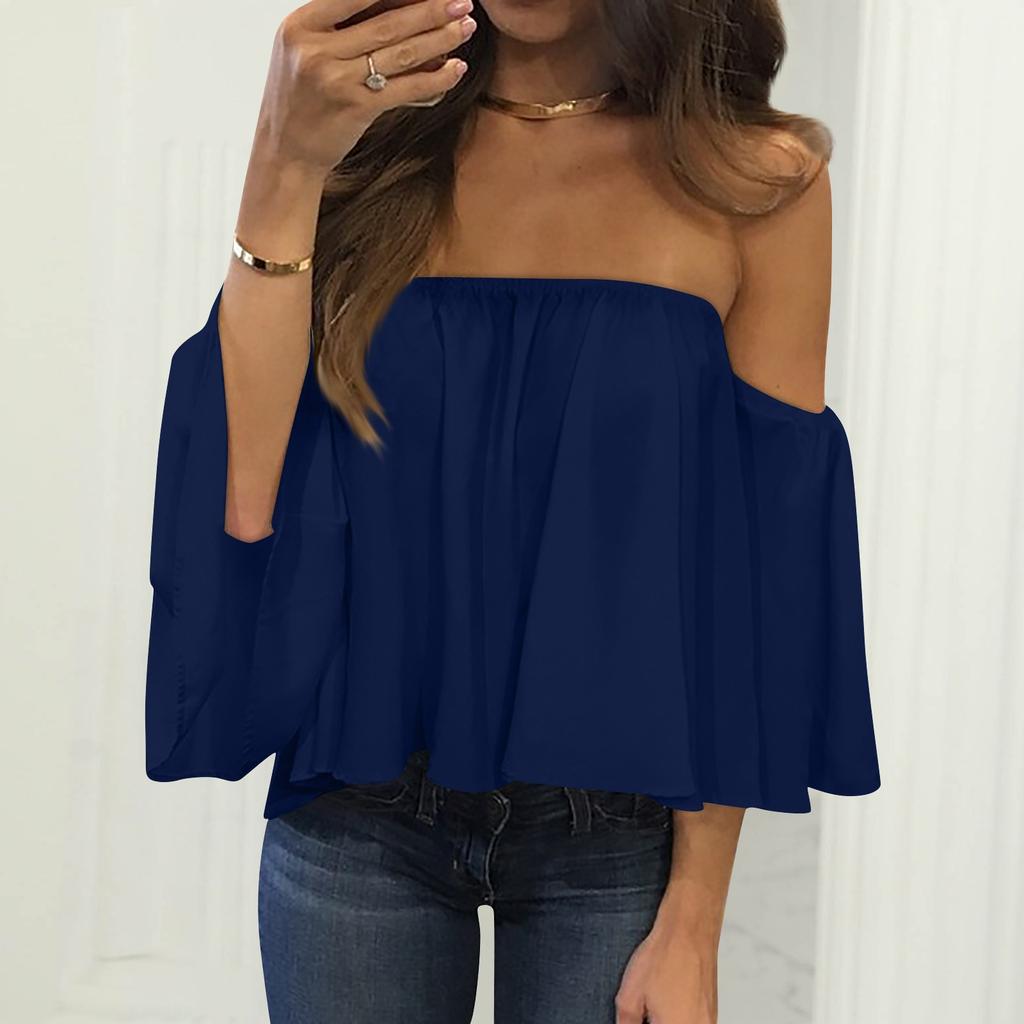 Women's Tube Top Solid Color Strapless Sexy Top