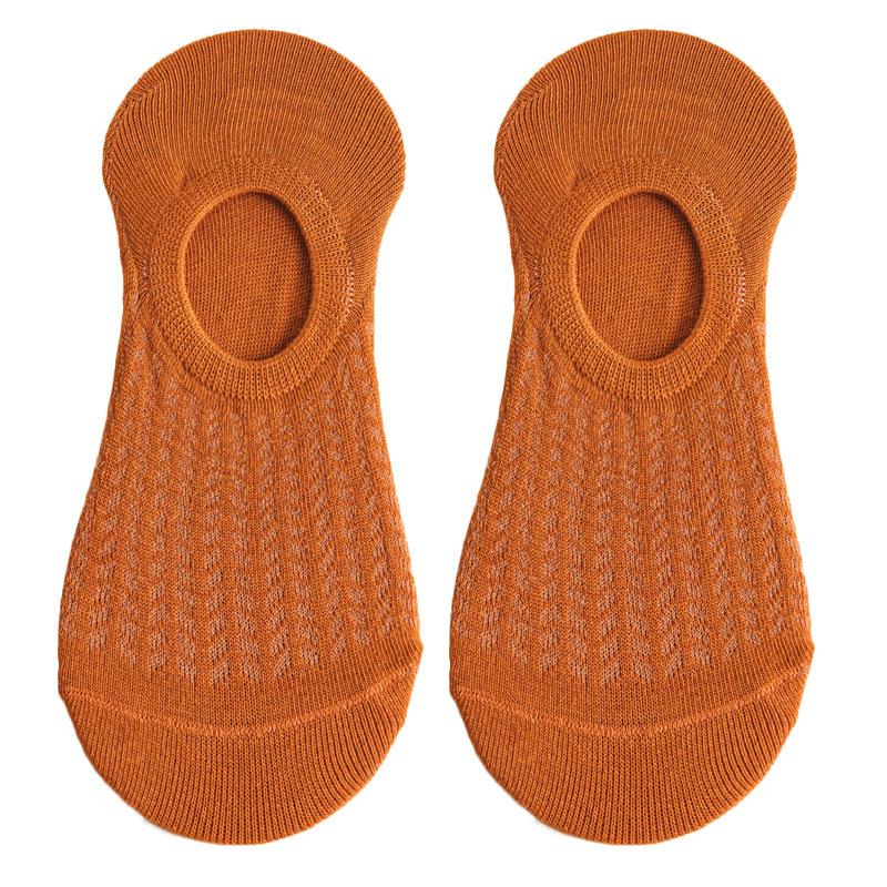 Invisible Breathable Ankle Socks Womens Thin Low Cut No Show Anti Slip Non Drop Air Cool Mesh Summer Casual Footwear Socks