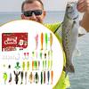 Christmas Countdown Advent Fishing Christmas Fishing Lure 24 Days Countdown Calendar Tackle Bait Lures Saltwater Freshwater Gear