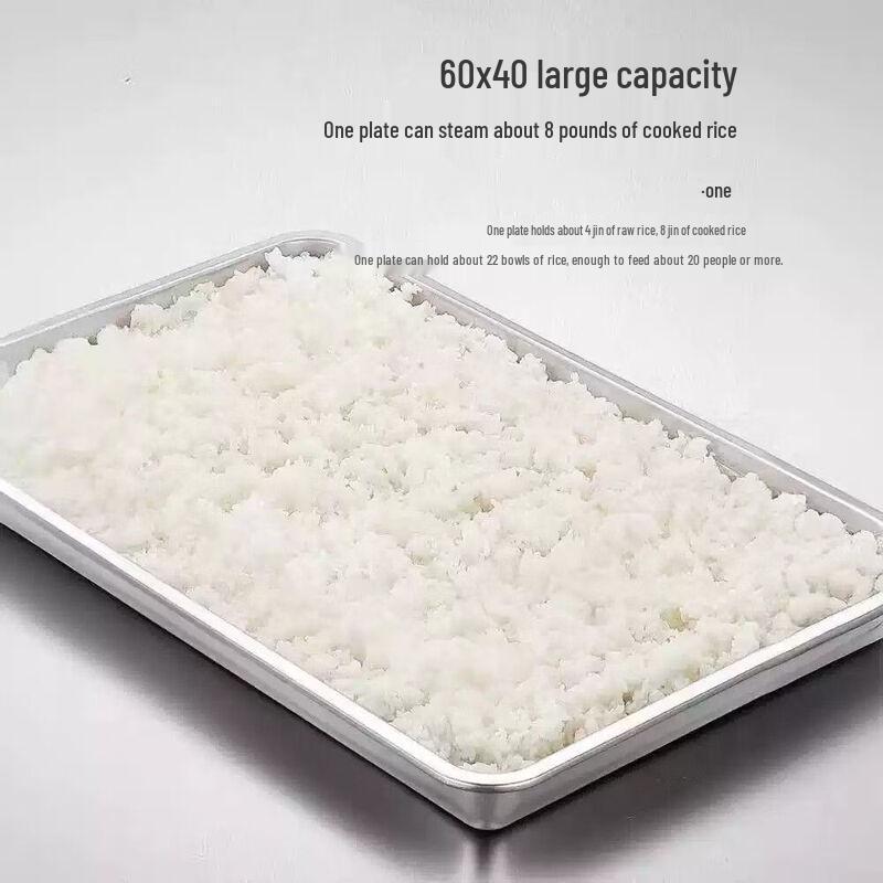 Zhi Shi Stainless Steel Rectangular Perforated Steaming Trays