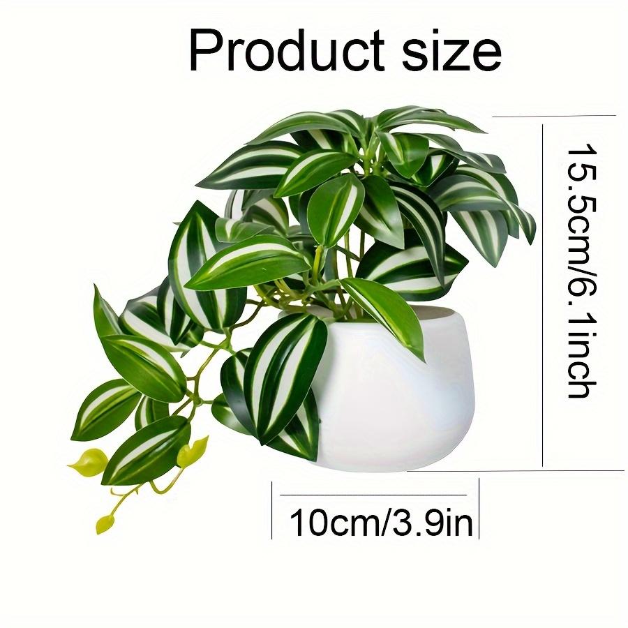 6-Inch  Artificial Houseplant Tabletop Potted Plant Artificial Flower Air Plant Stylish Cute Office Gift