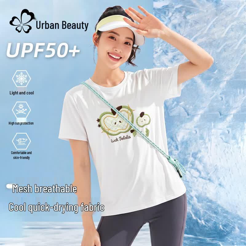 Women s UV Protection Ice Silk Quick-Dry T-Shirt XL