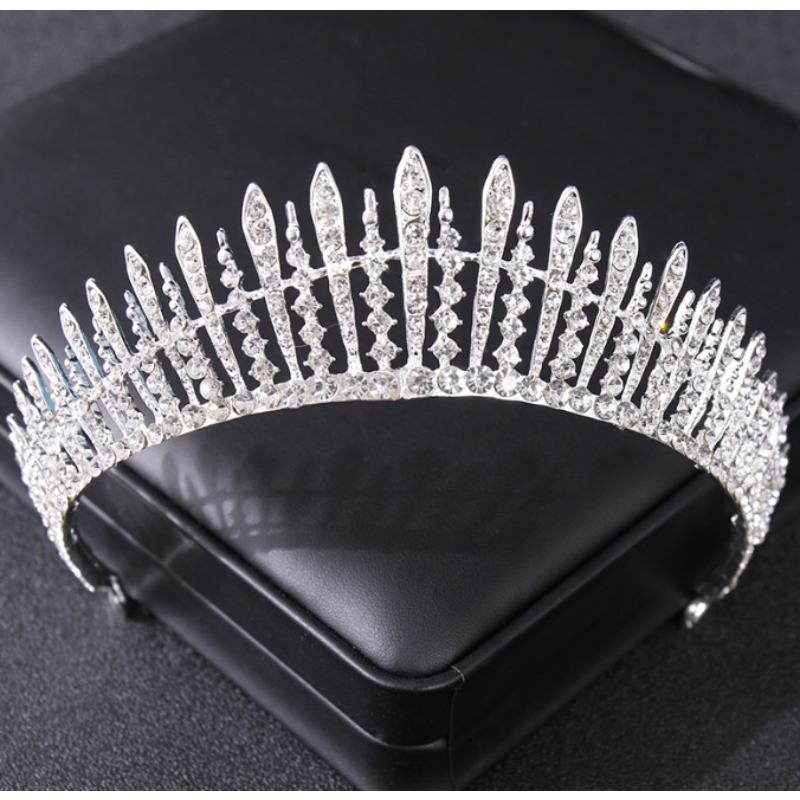 European and American Crystal Crown Headbands  Bridal Wedding Tiaras  Performance Tiaras