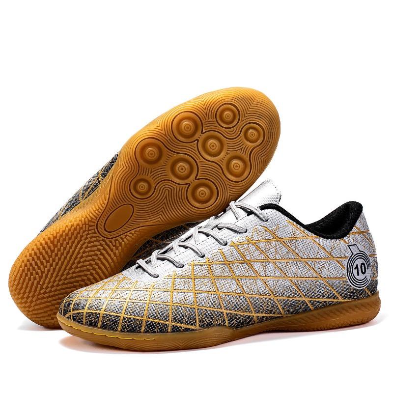 Low-top football shoes summer 2 new breathable non-slip professional sneakers large size broken nail football shoes