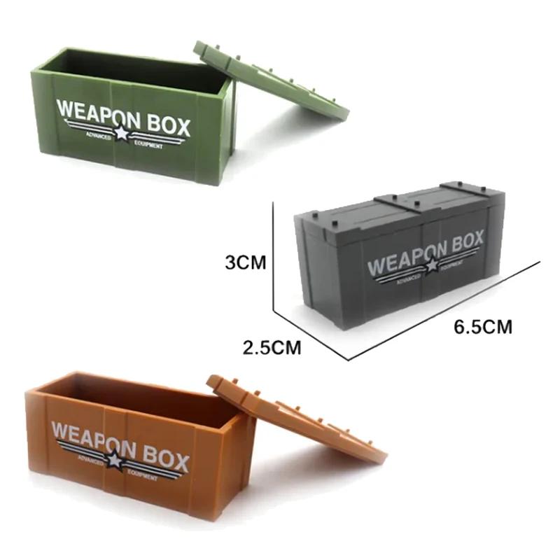 Militär Szene MOC Bausteine Spielzeug Zubehör Soldat Figur Stacheldraht Sandsack Zelt Medizinische Box Kette 30104 Straßensperre K042