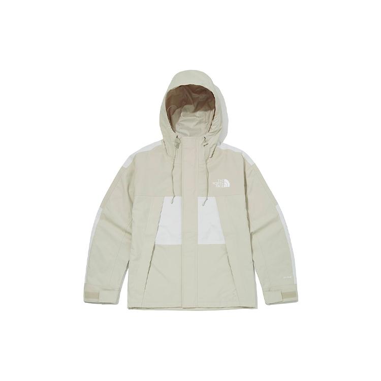 The North Face Waterproof And Windproof Windbreaker Jacket Unisex Khaki NJ2HM09D