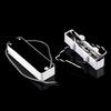 Sealed Alnico 5 Bass Pickup Set 4 String Electric Bass Guitar Humbucker Pickups Instrument Accessories Easy to Use