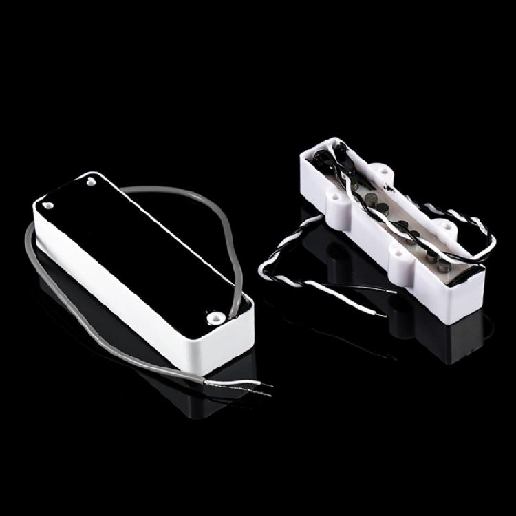 Sealed Alnico 5 Bass Pickup Set 4 String Electric Bass Guitar Humbucker Pickups Instrument Accessories Easy to Use