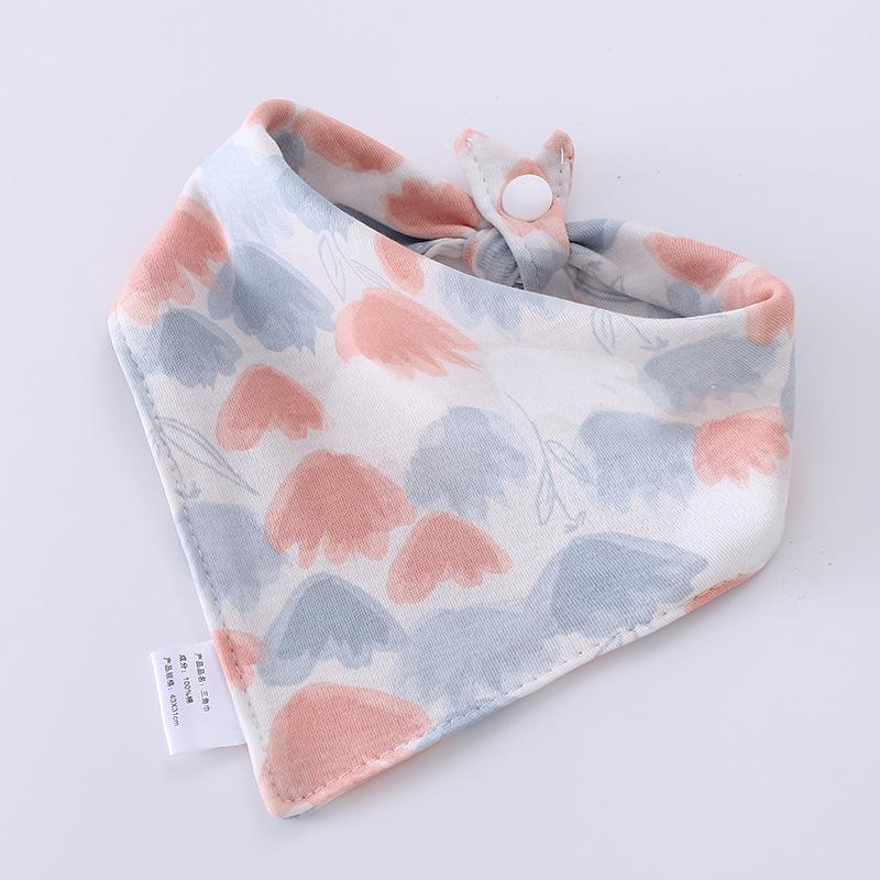 Waterproof Baby Triangle Bib - Pure Cotton for Newborns, Boys & Girls