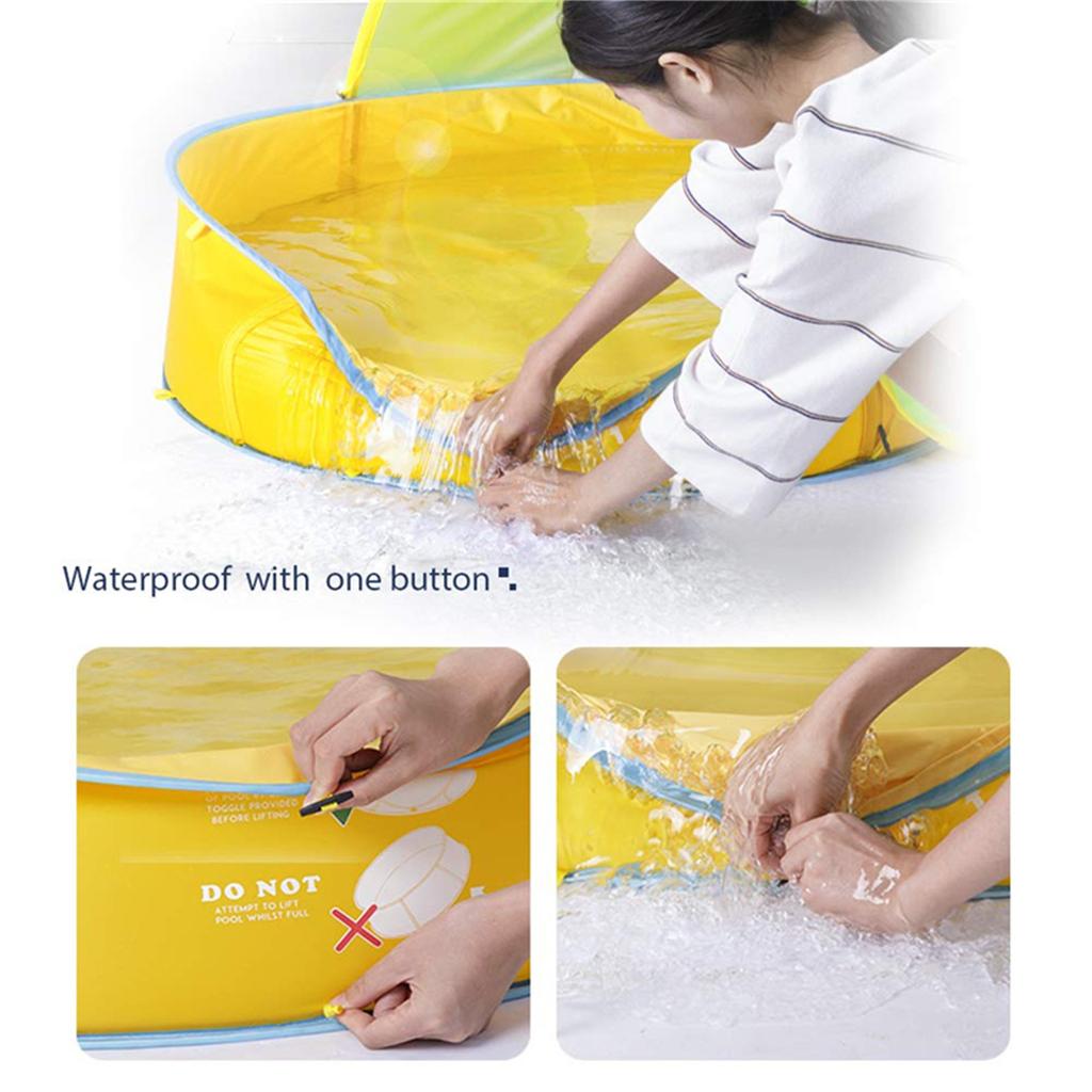 Beach Tent Portable Play Tent Paddling Pool Automatic Speed Open Children Swimming Pool